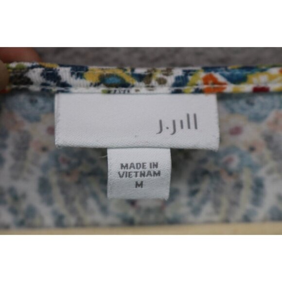J.Jill Long Sleeve Floral Tunic-Size Medium - Picture 4 of 10